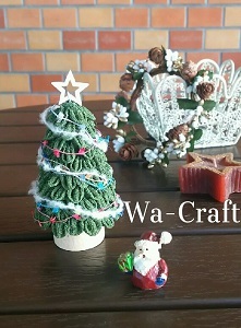 つまみ細工で作るクリスマスツリー』 応用講座 銀座教室 | wacrafｔ