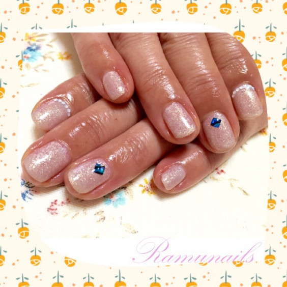 ワンカラーネイル いわき市平 隠れ家ネイルサロン Ramunails らむねいるず