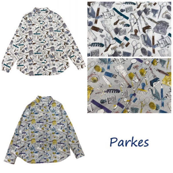 新入荷 | Parkes(パークス) | 文房具柄シャツ | grasol万屋町店 