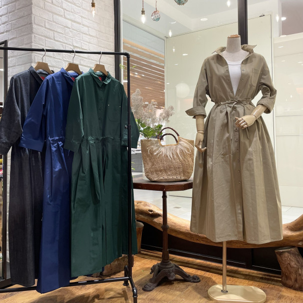 新入荷！ | LIROMA(リロマ) 七分袖シャツワンピース | grasol Nagasaki  