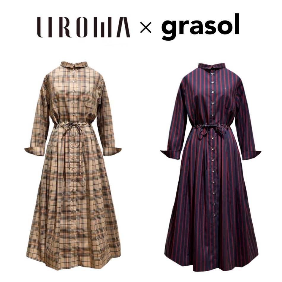 G Rasol 新入荷 | LIROMA x grasol | シャツワンピース | grasol Le port アミュプラザ店 | grasol ...