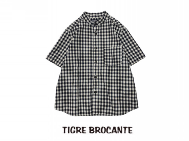 New Arrival | TIGRE BROCANTE インディゴギンガムチェックバンド 