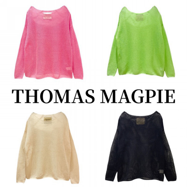 新入荷 | THOMAS MAGPIE(トーマスマグパイ) | メッシュニット | grasol 