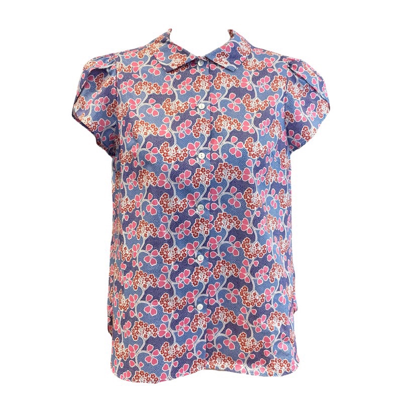 新入荷|J.Sloane(ジェイスローアン)|リバティプリントブラウス