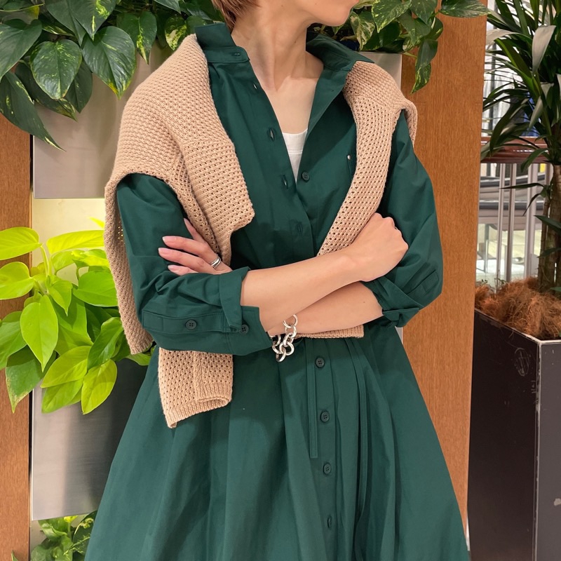 新入荷！ | LIROMA(リロマ) 七分袖シャツワンピース | grasol