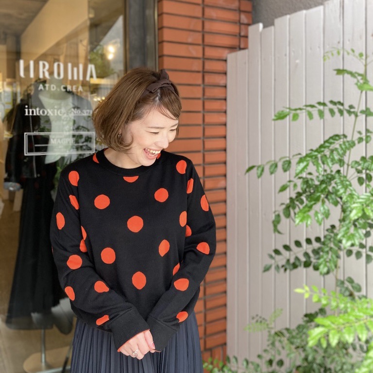 ドット柄で差がつく秋のコーディネート | grasol 浜の町・千歳町