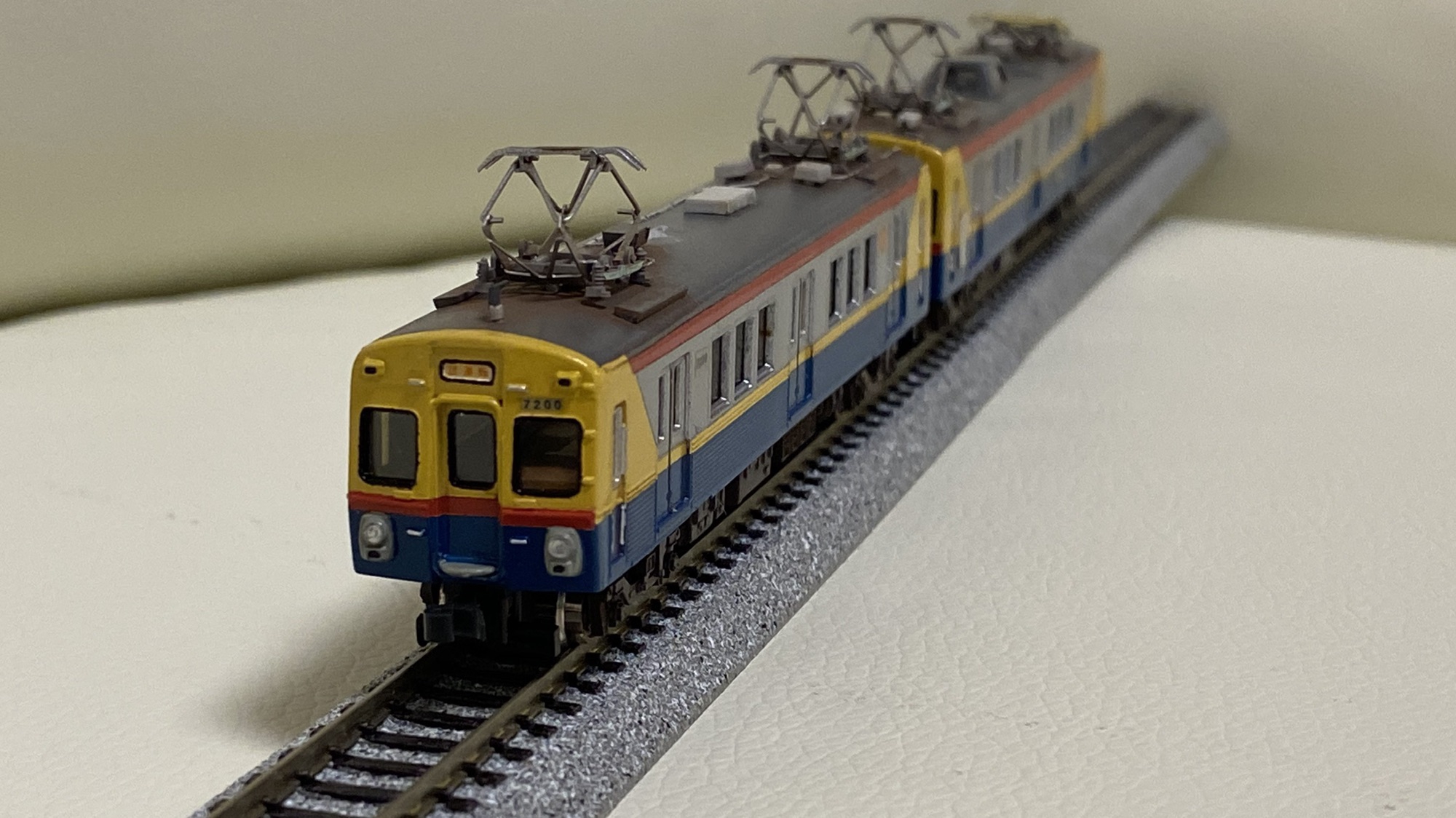 【希少】東急電鉄 デヤ7200形 検測車トレジャータウン製キット完成品 希少】東急電鉄 デヤ7200形 検測車3両編成 トレジャータウン製